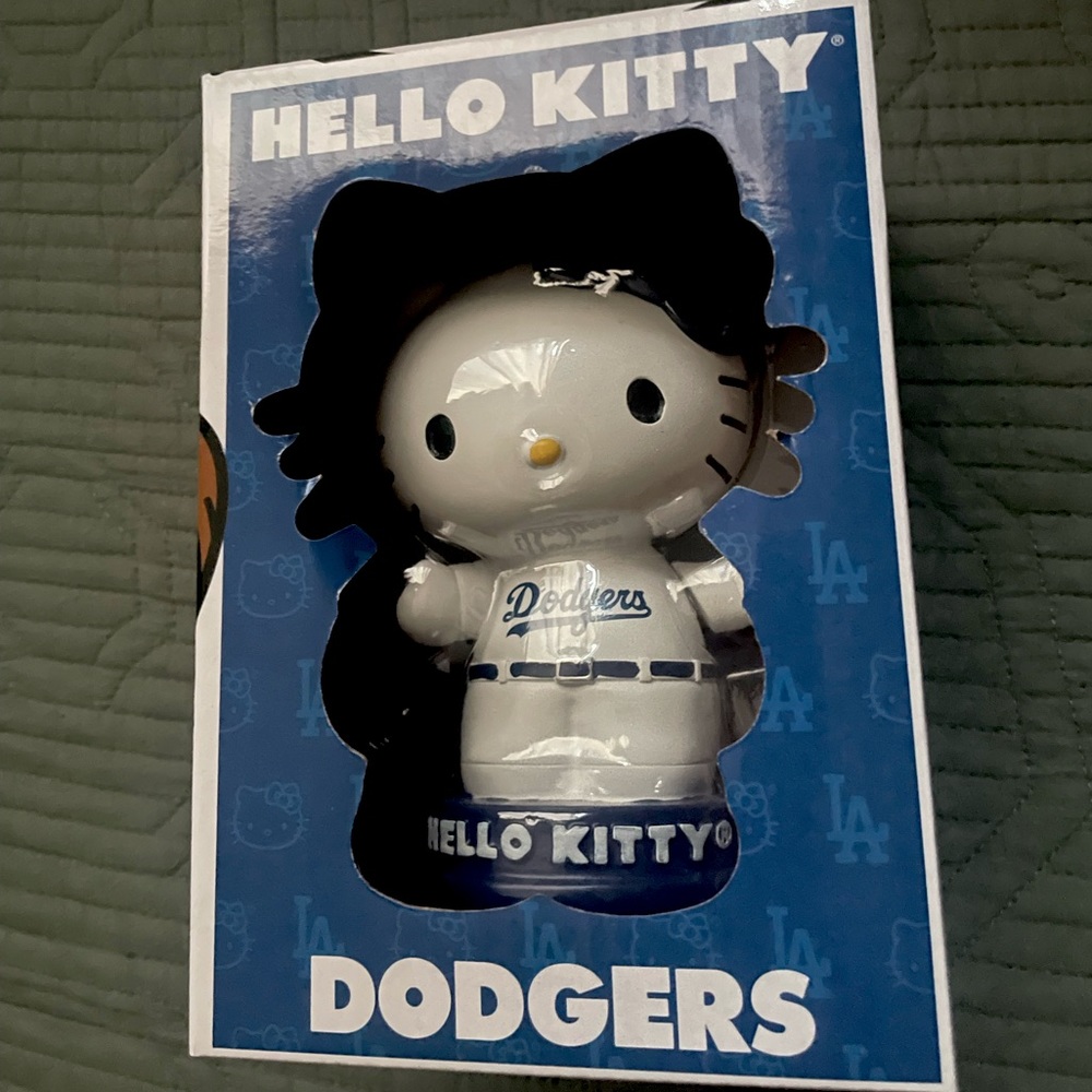 New Hello Kitty Dodgers bobble head